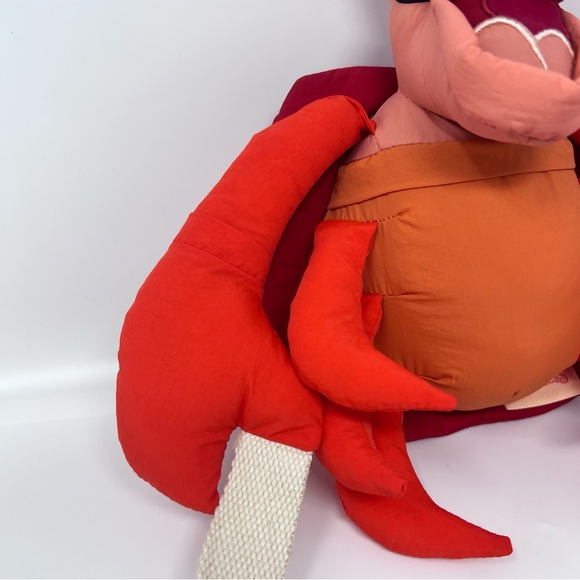 Zara Disney The Little Mermaid Plush Sebastian Parachute Shoulder Fanny Pack Bag - Picture 3 of 16